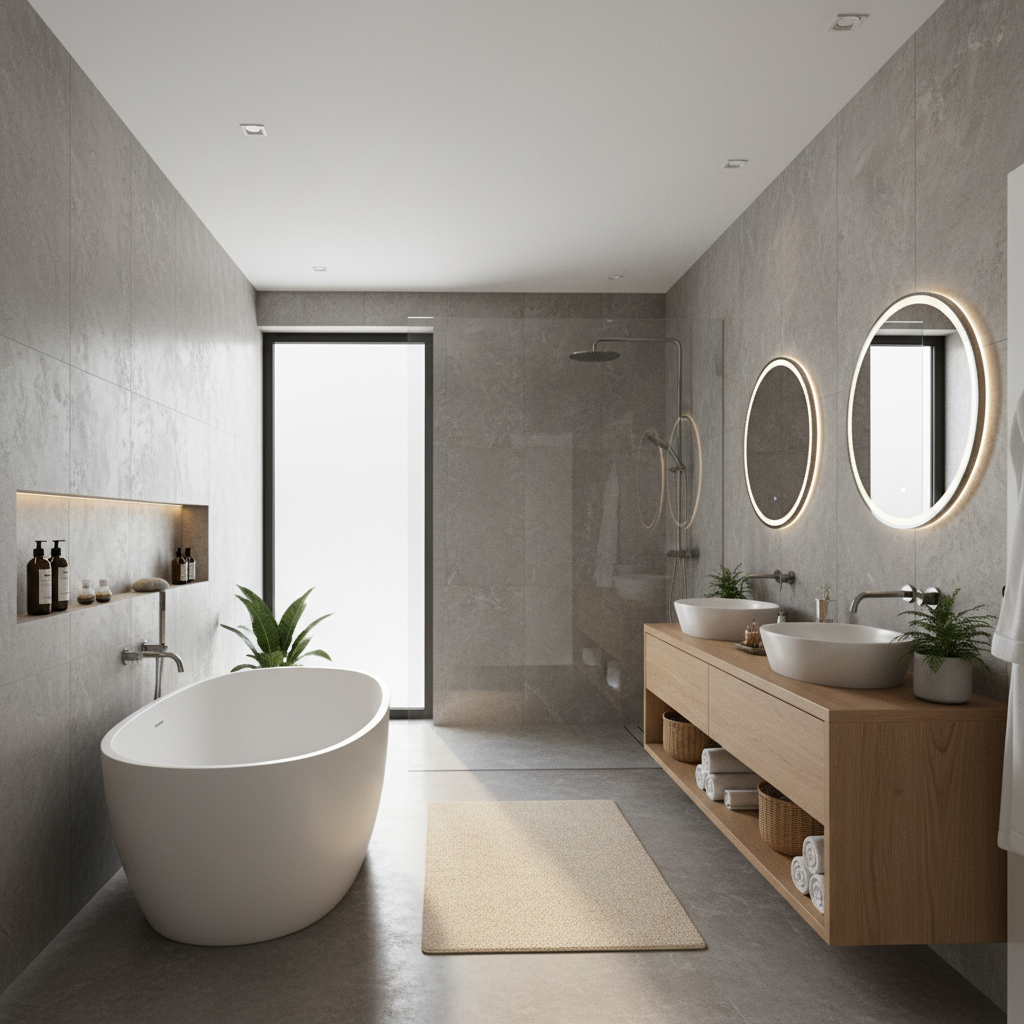 Realistische foto passend bij Alles voor je badkamer: complete oplossingen voor jouw droomruimte voo